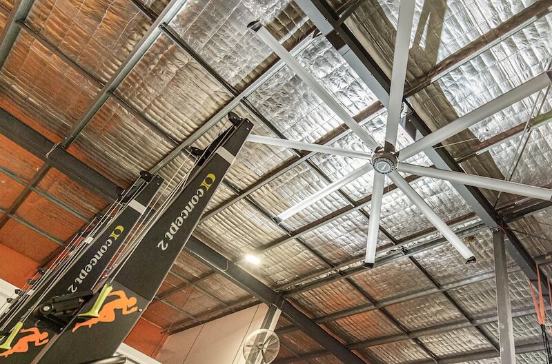 Mammoth fan gym facility